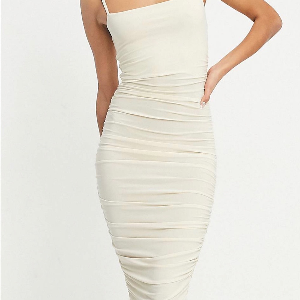 Club L London - Ruched Midi Cami Dress